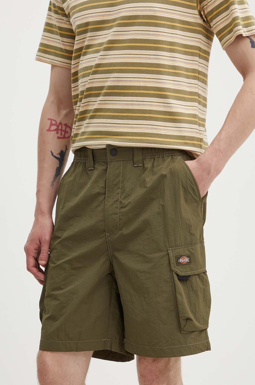Dickies pantaloni scurti din bumbac culoarea verde