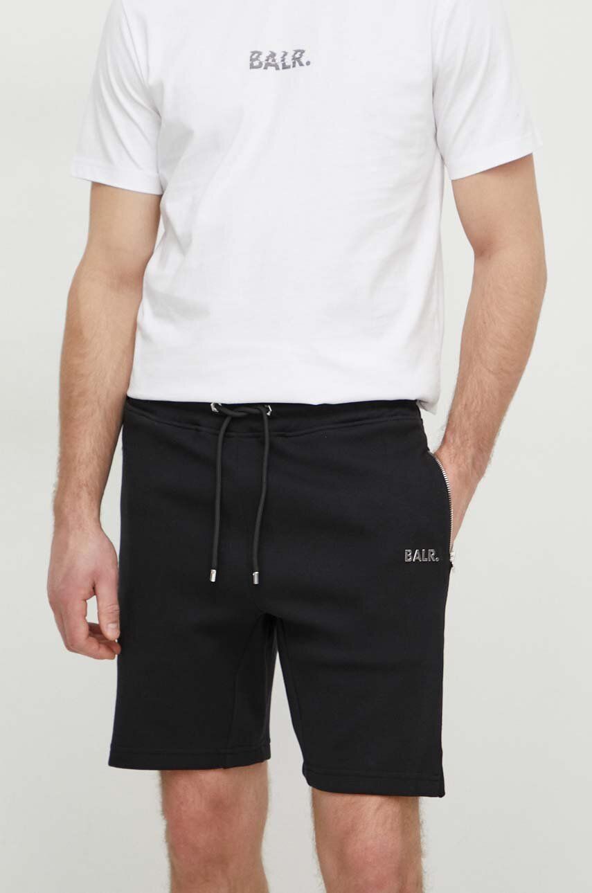 BALR. pantaloni scurti barbati, culoarea negru