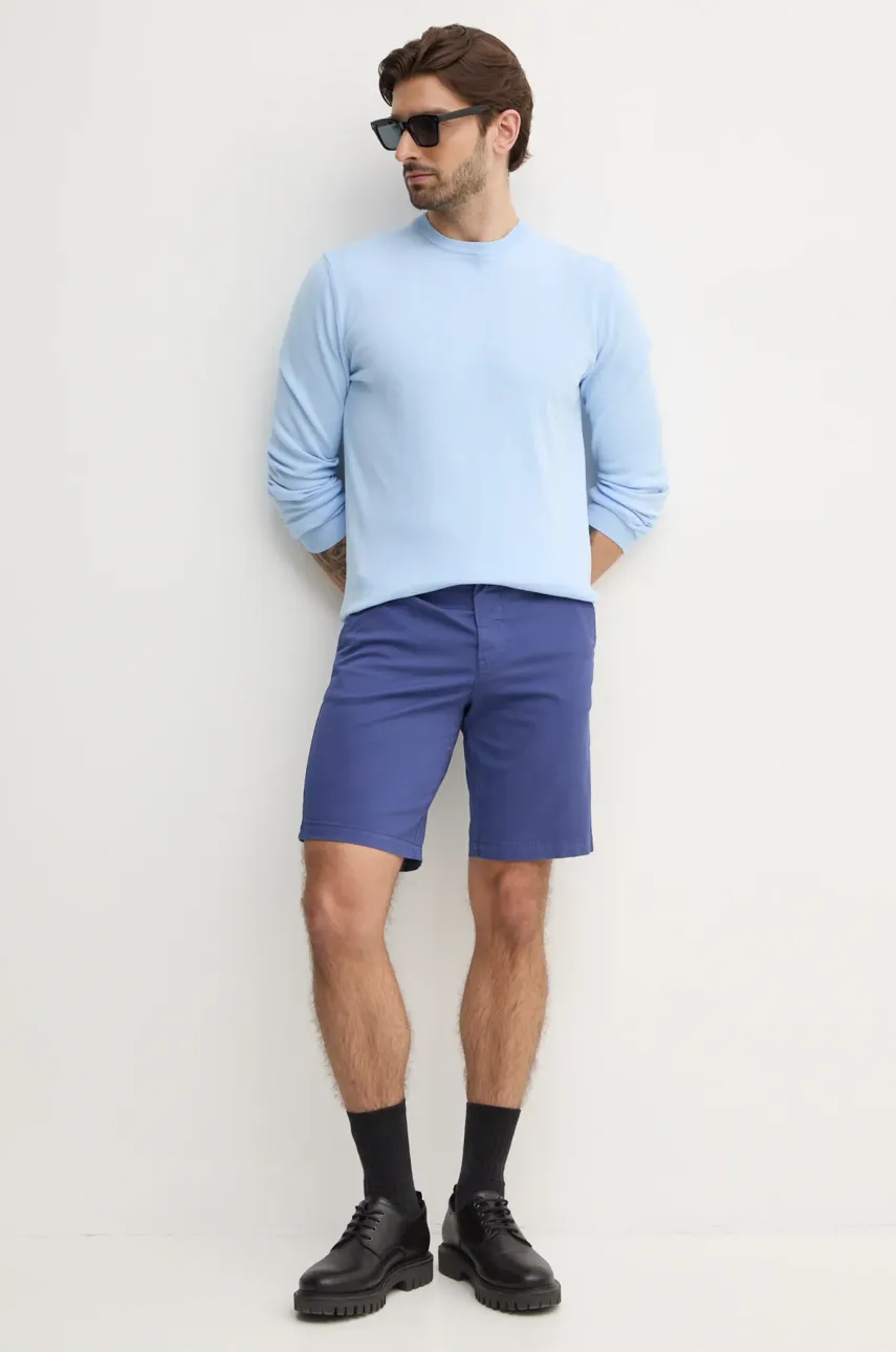 Шорты United Colors of Benetton мужские цвет белый 4UN459548 Шорты United Colors of Benetton мужские цвет белый 4UN459548