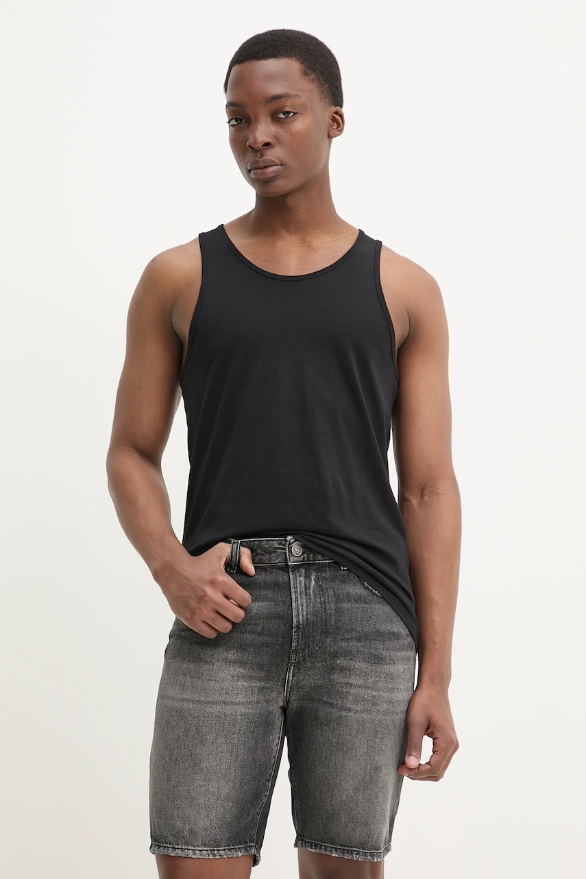 Diesel pantaloni scurti jeans D-FIN SHORTS barbati, culoarea gri, A14621.0GRDX Diesel pantaloni scurti jeans D-FIN SHORTS barbati, culoarea gri, A14621.0GRDX