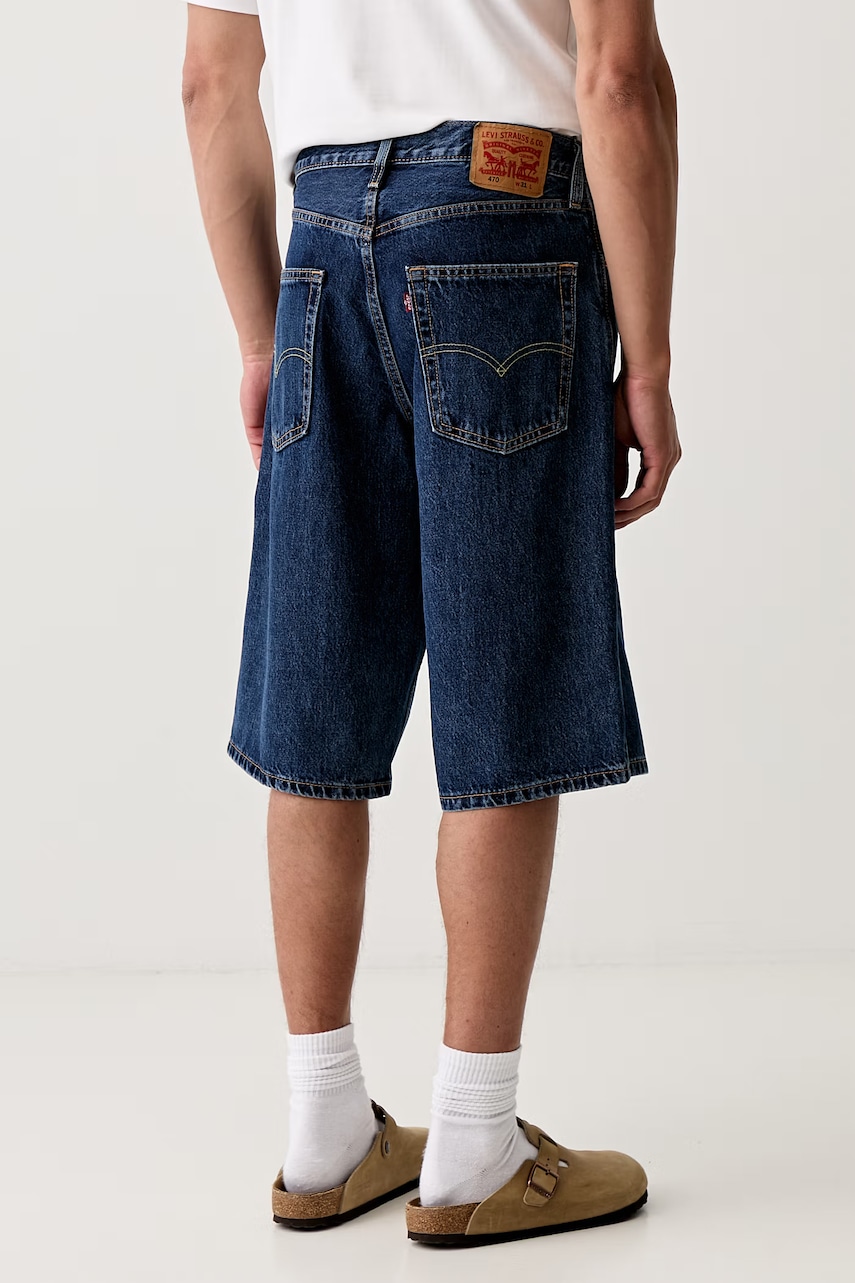 Levi's šortky dámske rifľové 470 BAGGY