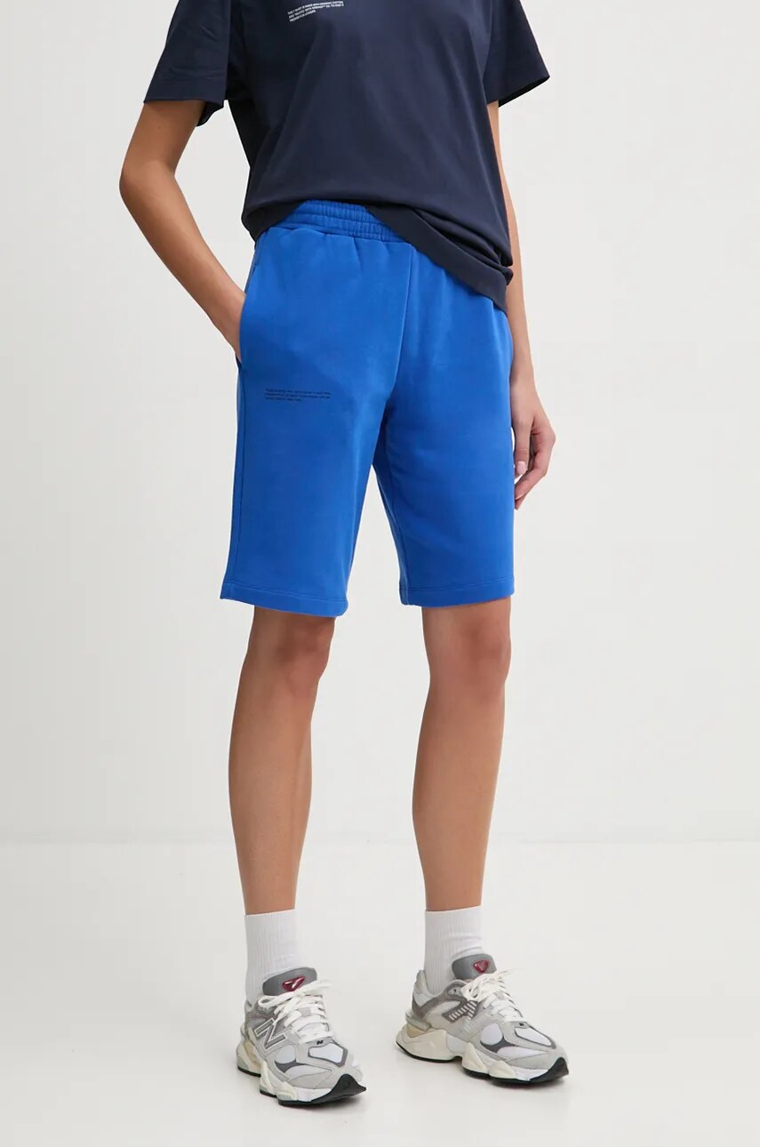 Pangaia pantaloni scurti din bumbac neted