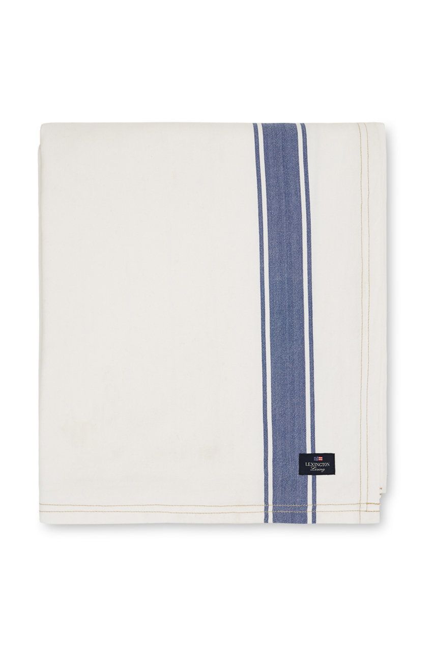 Lexington bavlněný ubrus 150 x 250 - bílá -  Bavlna Pokyny k praní a údržbě:  prát v 