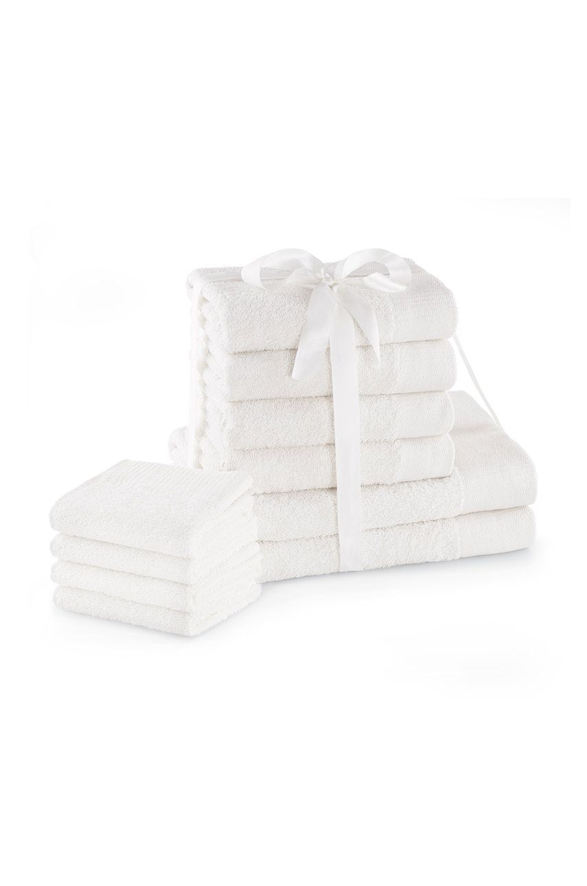 sada ručníků (10-pack) - bílá -  100% Bavlna Pokyny k praní a údržbě:  prát v pračce 