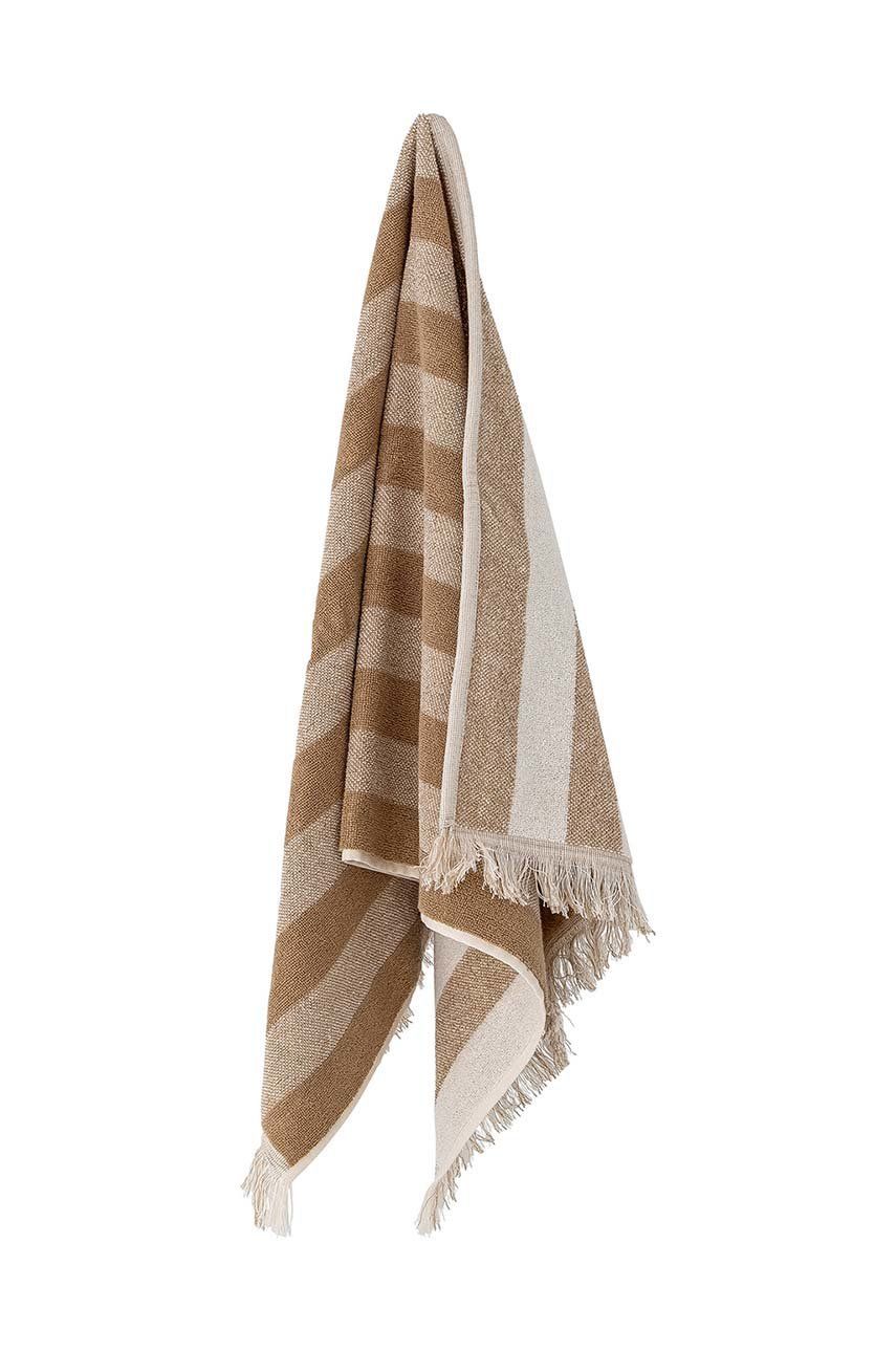 bavlněný ručník Bloomingville - hnědá -  100 % Bavlna
