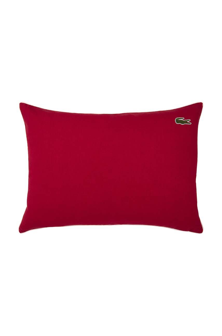 Bavlněný povlak na polštář Lacoste - červená -  100 % Bavlna
