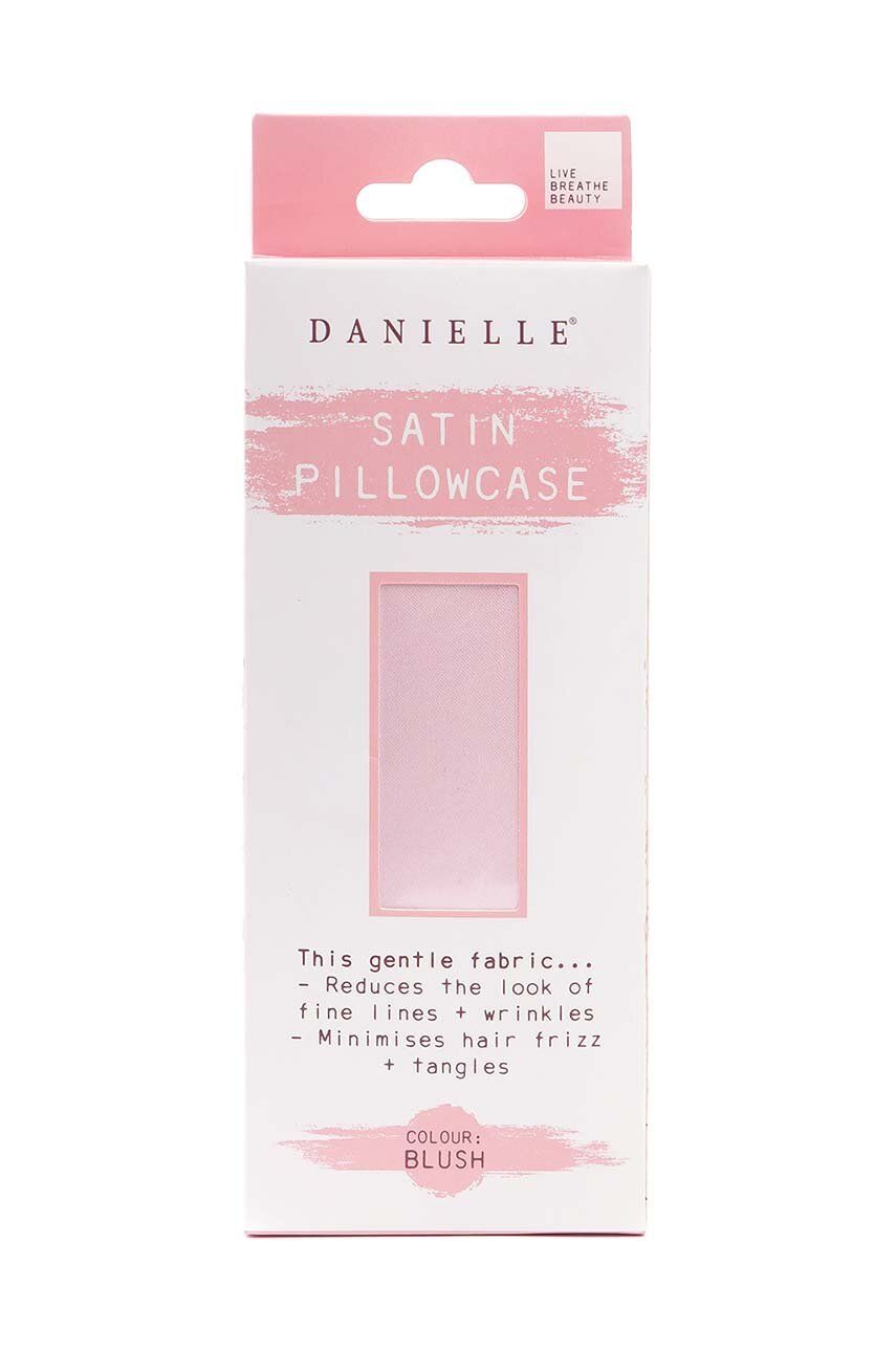 Saténový povlak na polštář Danielle Beauty .Blush Pink Satin - vícebarevná -  Polyamid