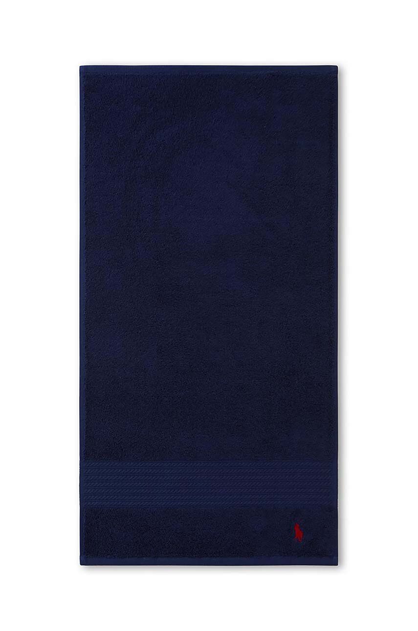 Malý bavlněný ručník Ralph Lauren Guest Towel Player - námořnická modř -  100 % Bavlna