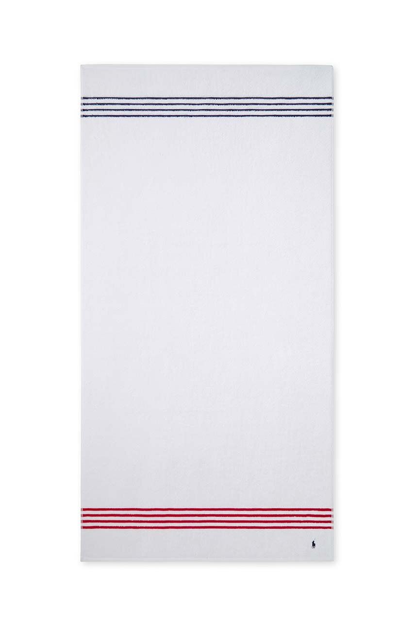 Velký bavlněný ručník Ralph Lauren Bath Sheet Travis 90 x 170 cm - bílá - 100 % Bavlna