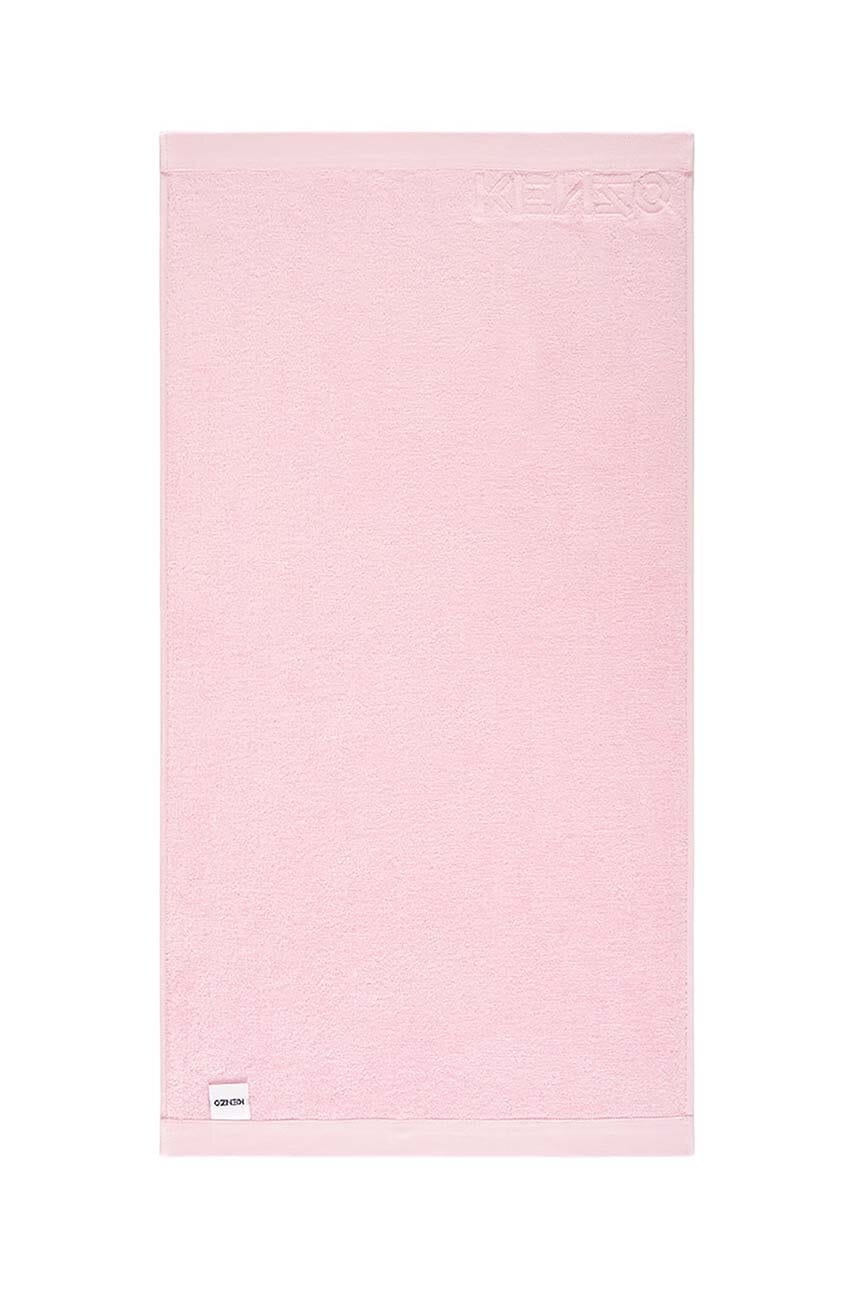 Malý bavlnený uterák Kenzo Iconic Rose2 55x100 cm