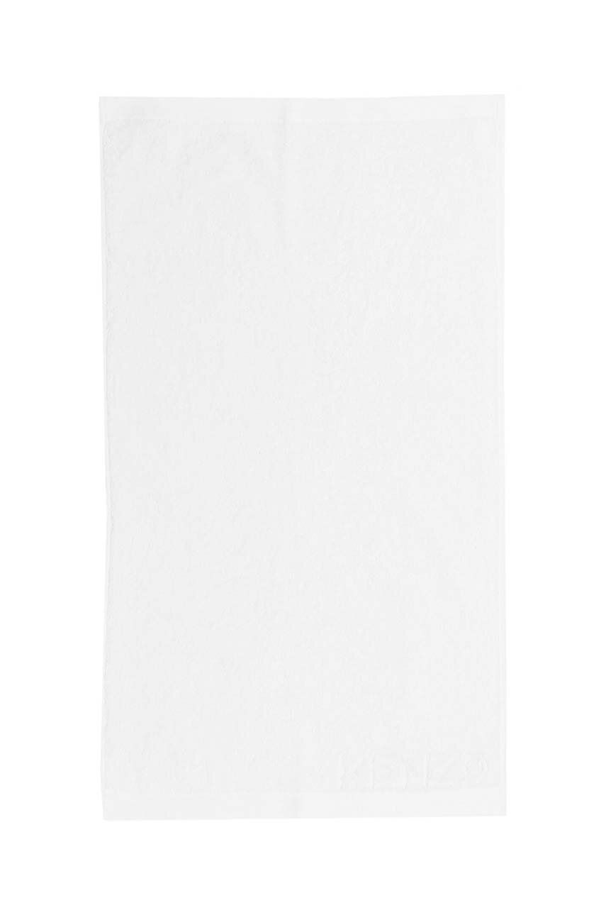 Malý bavlněný ručník Kenzo Iconic White 45x70 cm - bílá - 100 % Bavlna