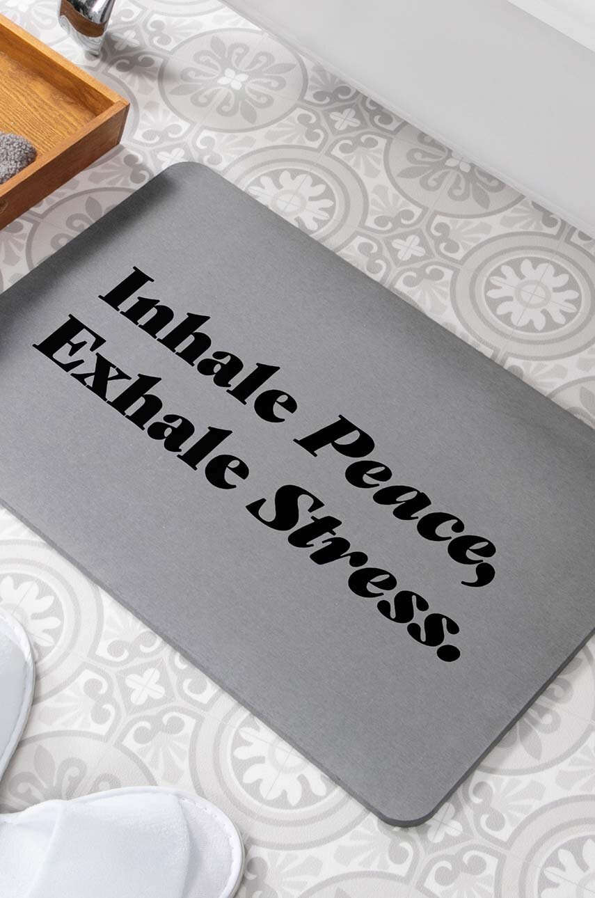 Χαλάκι μπάνιου Artsy Doormats Inhale Peace Exhale φωτογραφία