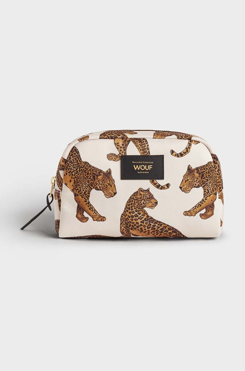

Козметична чанта WOUF The Leopard, Бежов