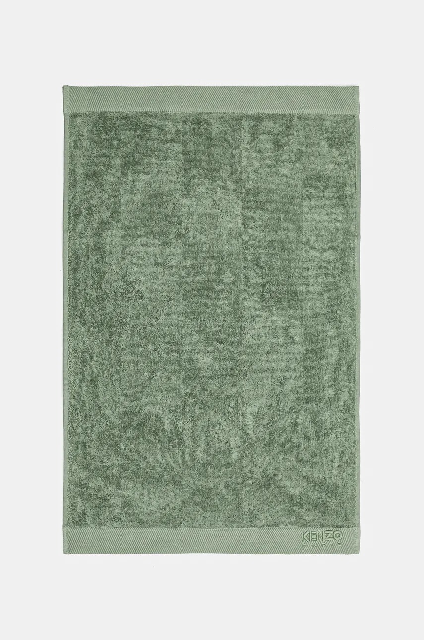 

Малка памучна кърпа Kenzo KZICONIC Céladon 45 x 70 cm, Зелен