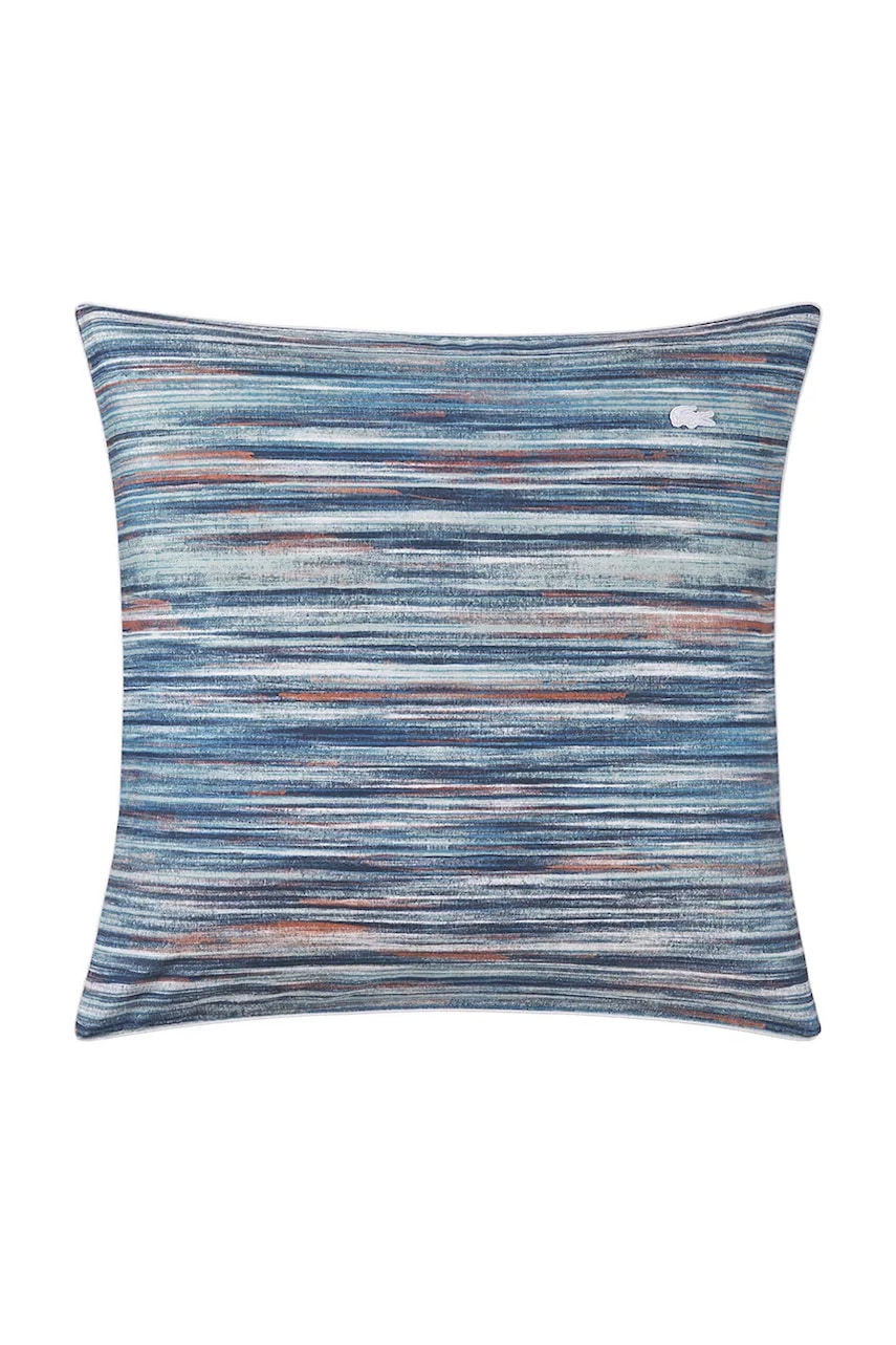 Lacoste față de pernă din bumbac L Brush Bleu 65 x 65 cm