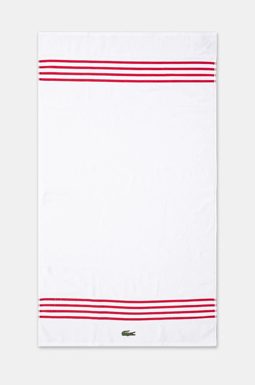 Lacoste prosop din bumbac L Courtline Rouge 70 x 140 cm