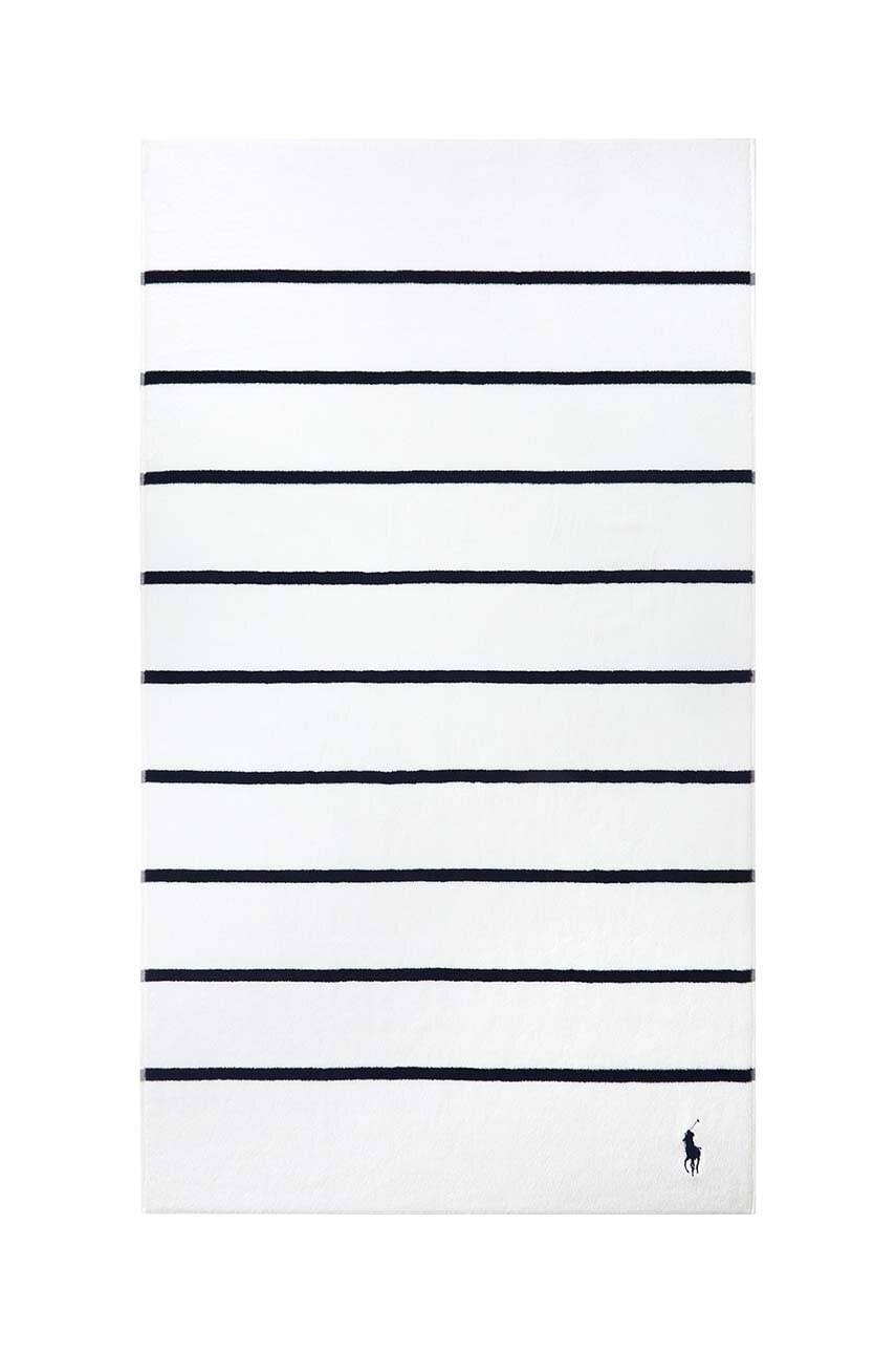 Levně Osuška Ralph Lauren Irvin NavyWhite 100 x 170 cm