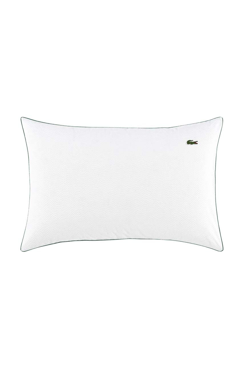Lacoste față de pernă din bumbac L Tamis Blanc 50 x 75 cm