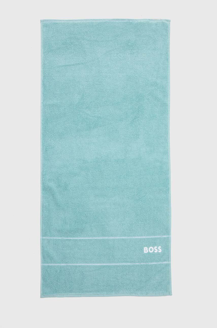 BOSS prosop Plain Aruba Blue 50 x 100 cm - Shoppu.ro