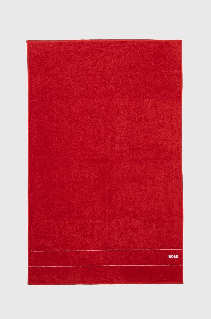 Boss törölköző plain red 100 x 150 cm