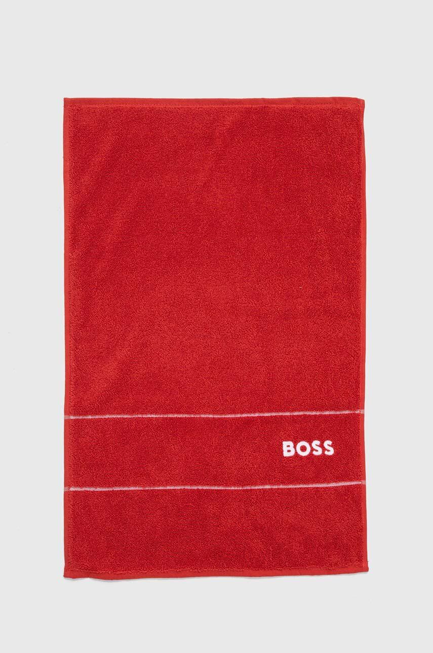 BOSS prosop din bumbac Plain Red 40 x 60 cm - Shoppu.ro