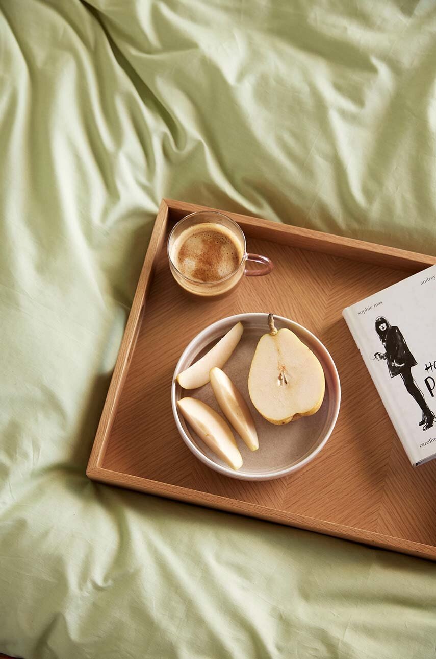 Σετ βαμβακερά κλινοσκεπάσματα Hübsch Aki Bed Linen, 60x63/140x200 cm φωτογραφία