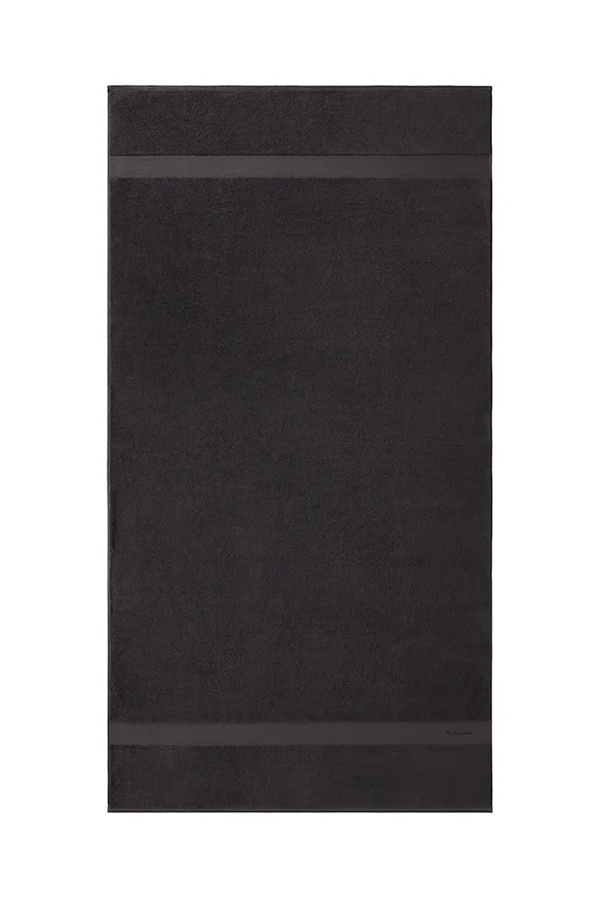 Levně Malý bavlněný ručník Ralph Lauren AVENUE Graphite 42 x 70 cm černá barva
