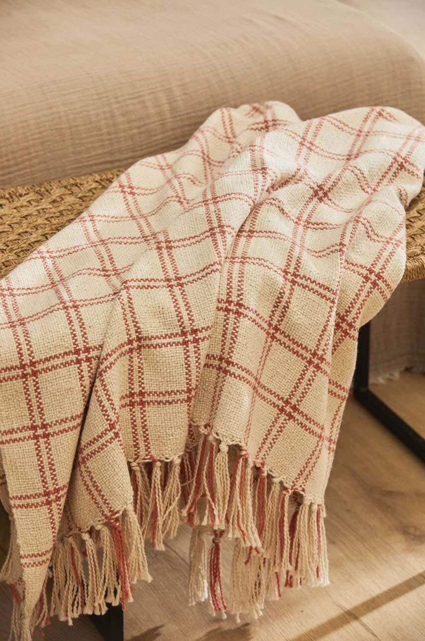 Βαμβακερή κουβέρτα Calma House Suecia 120 x 180 cm φωτογραφία