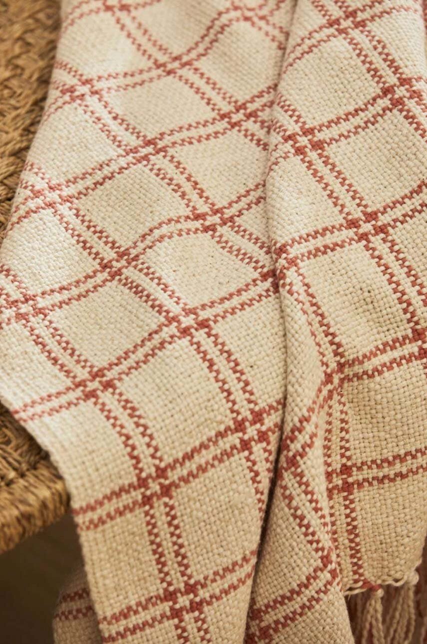 Βαμβακερή κουβέρτα Calma House Suecia 120 x 180 cm φωτογραφία