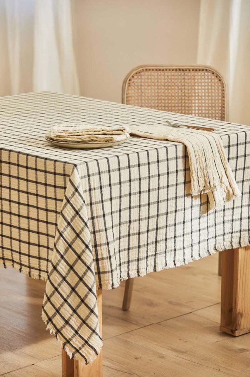 Βαμβακερό τραπεζομάντιλο Calma House Piazze 160 x 200 cm φωτογραφία