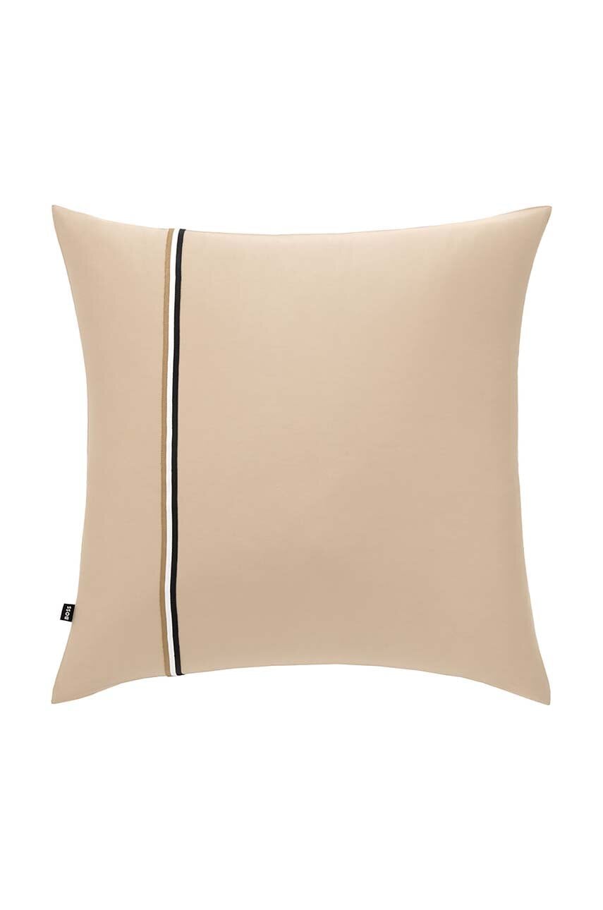 Levně Bavlněný povlak na polštář BOSS BLINEA Beige 65 x 65 cm