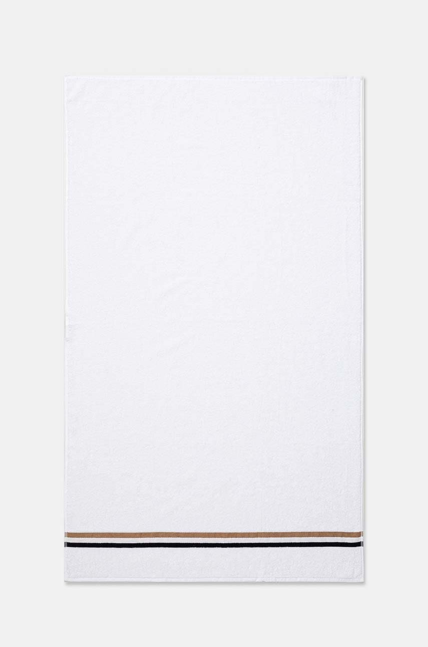 Levně Bavlněný ručník BOSS BLINEA White 90 x 150 cm