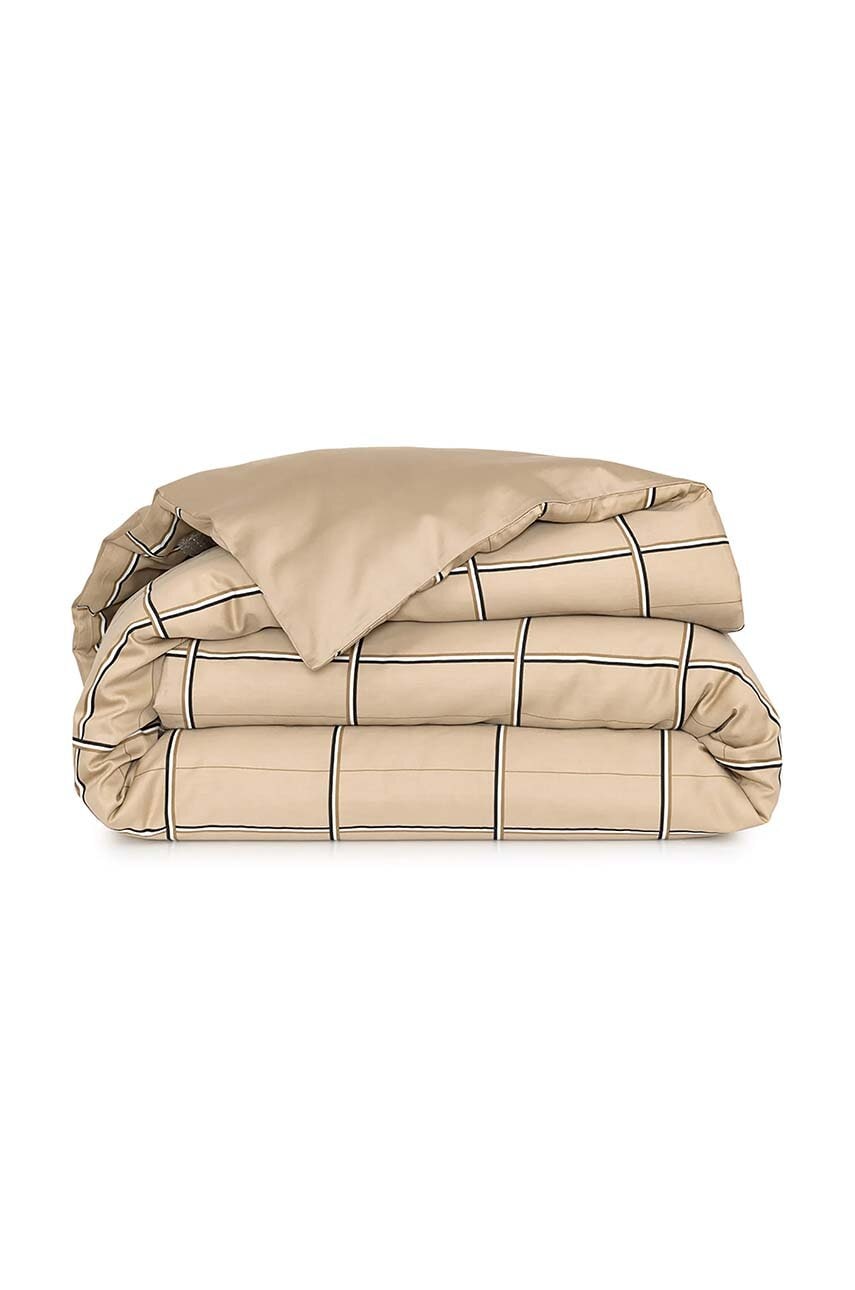 Levně Bavlněný povlak na přikrývku BOSS BOSSCHEC Beige 200 x 200 cm