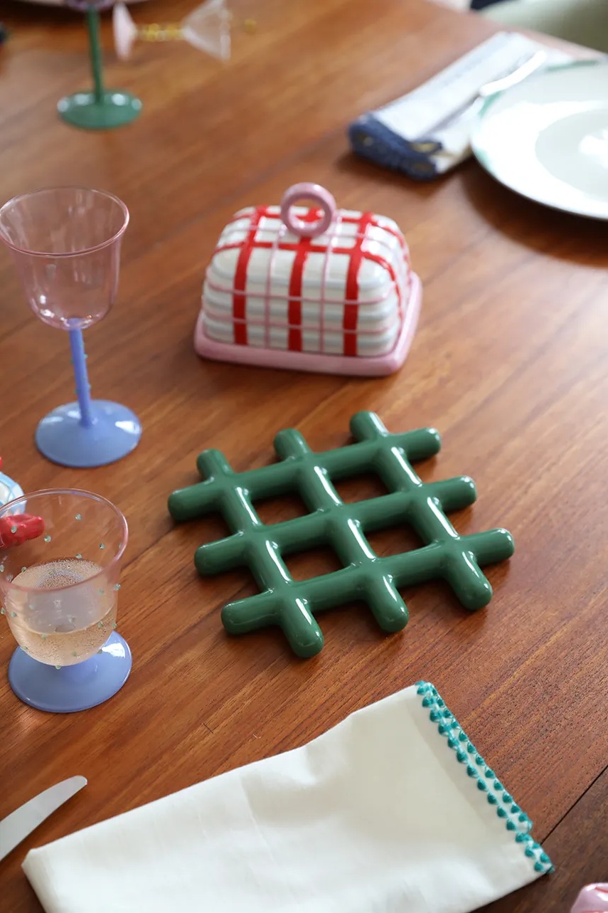 Σετ από βαμβακερές χαρτοπετσέτες &k amsterdam zigzag 4-pack φωτογραφία