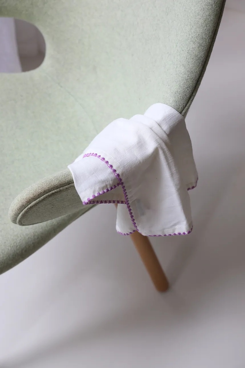 Σετ από βαμβακερές χαρτοπετσέτες &k amsterdam zigzag 4-pack φωτογραφία