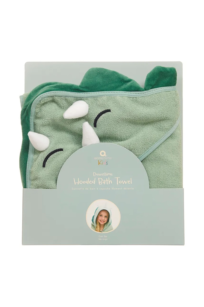 Детское полотенце с капюшоном Aroma Home Downtime Dino Hooded Towel Детское полотенце с капюшоном Aroma Home Downtime Dino Hooded Towel
