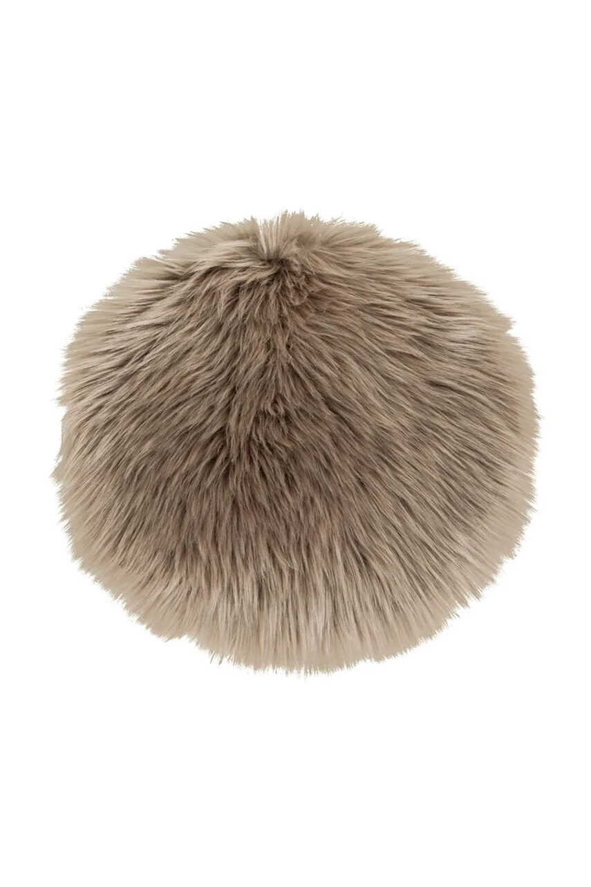 Levně Polštář na židli House Nordic Lambskin Seat Artificial hnědá barva