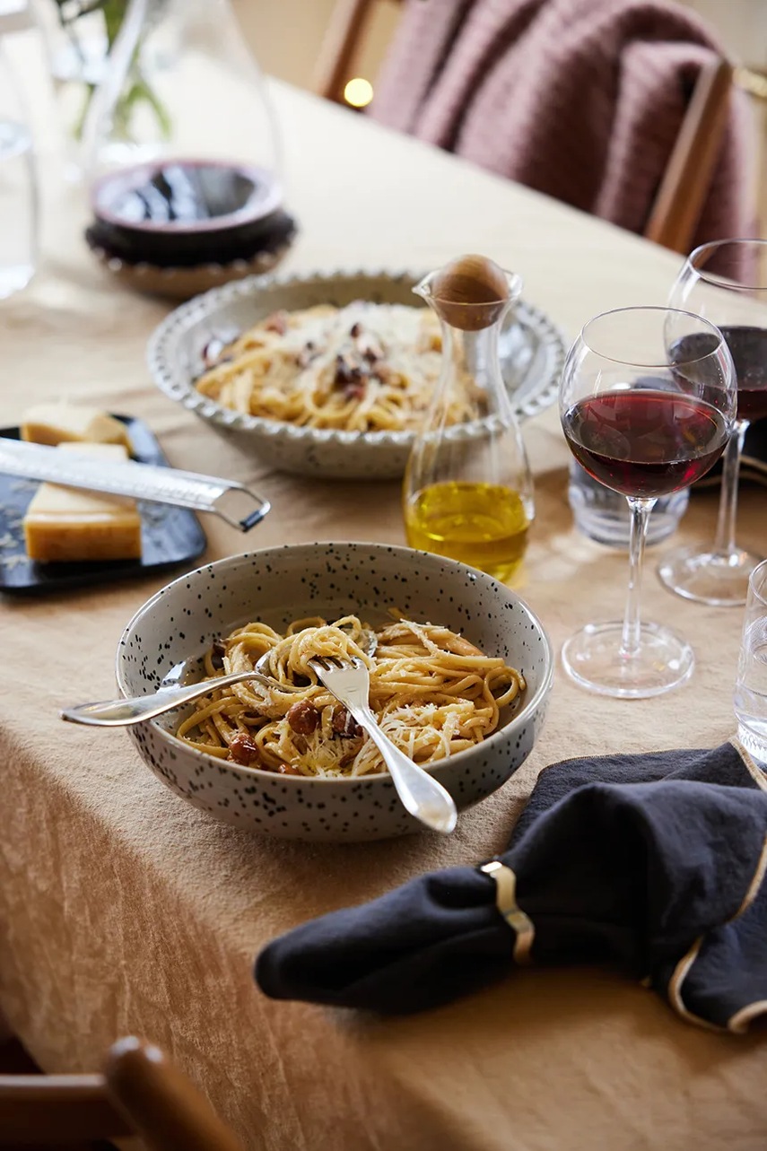 Τραπεζομάντιλο Sagaform Edith χρώμα: μπεζ φωτογραφία