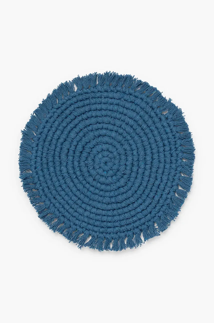 Calma House podkładka pod talerz Vera kolor niebieski