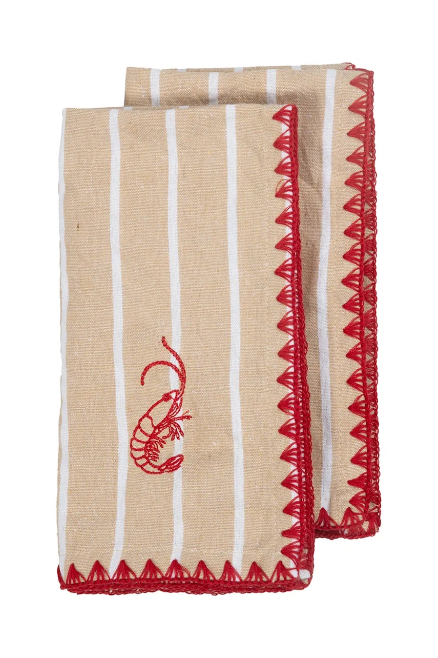 Levně Kuchyňská utěrka Byon 50x70 cm 2-pack béžová barva