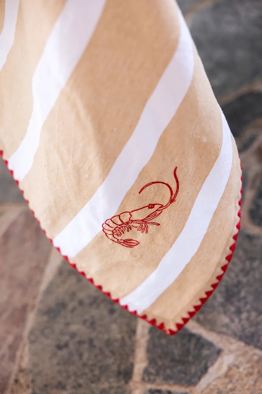 Τραπεζομάντιλο Byon 150x280 cm χρώμα: μπεζ φωτογραφία