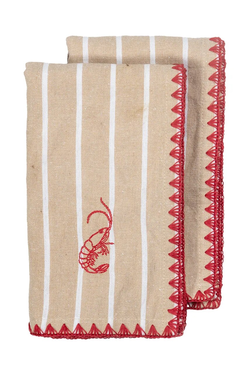 Levně Sada ubrousků Byon 45x45 cm 2-pack béžová barva