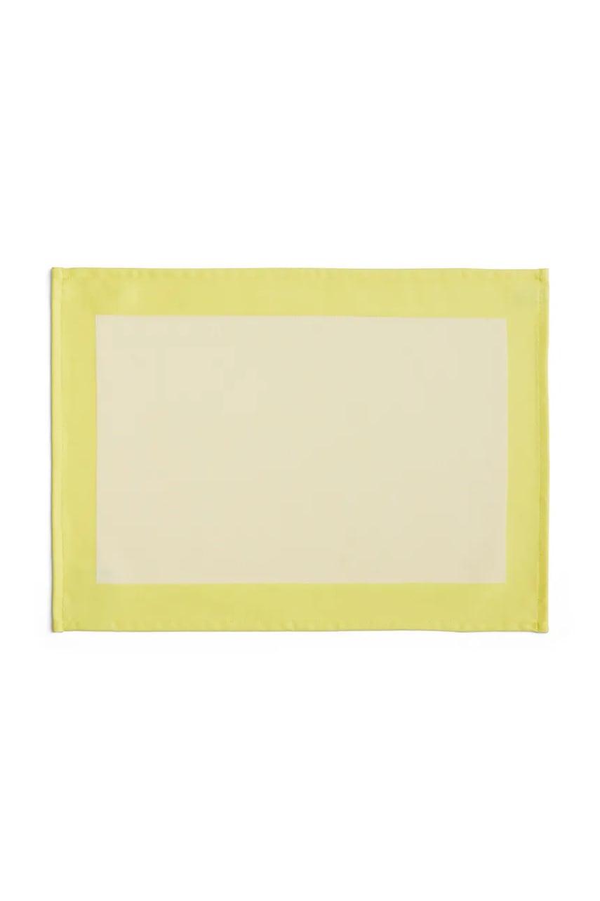 HAY suport decorativ pentru farfurie Ram 43 x 31 cm culoarea galben