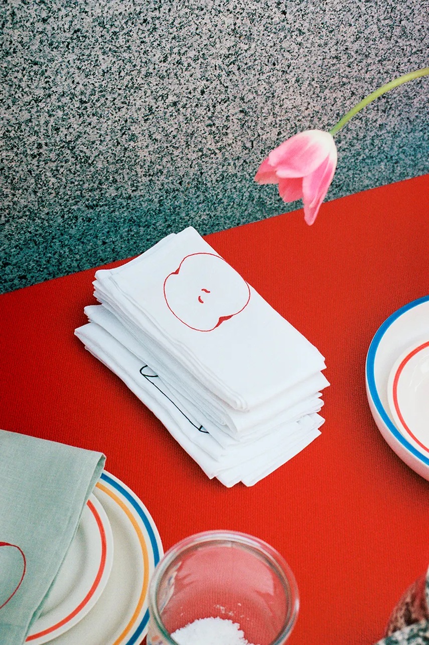 Σετ χαρτοπετσέτες HAY Sobremesa 45 x 45 cm 4-pack φωτογραφία