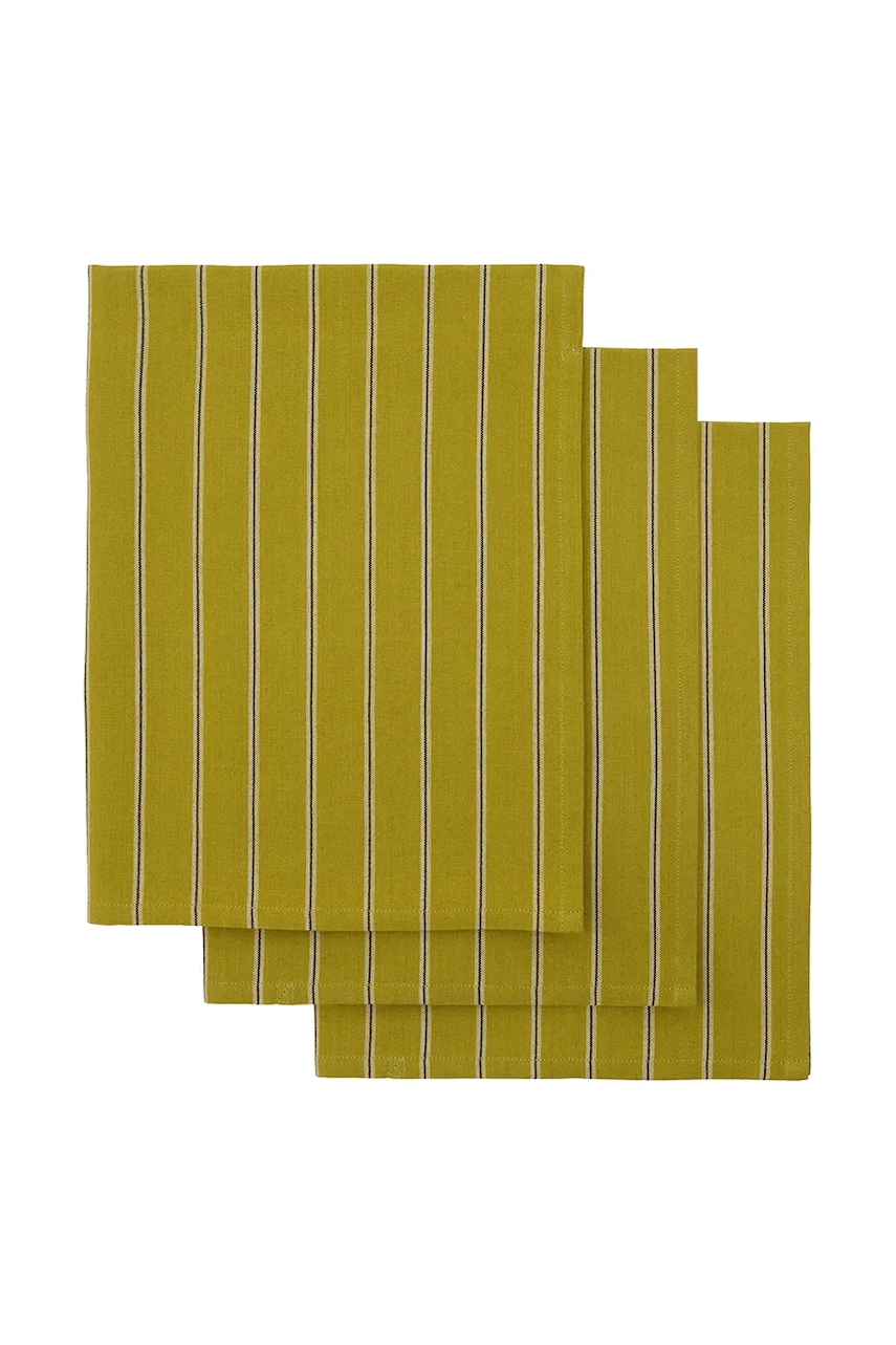 House Doctor set de carpe de bucatarie HDCook 75 x 55 cm 3-pack culoarea bej