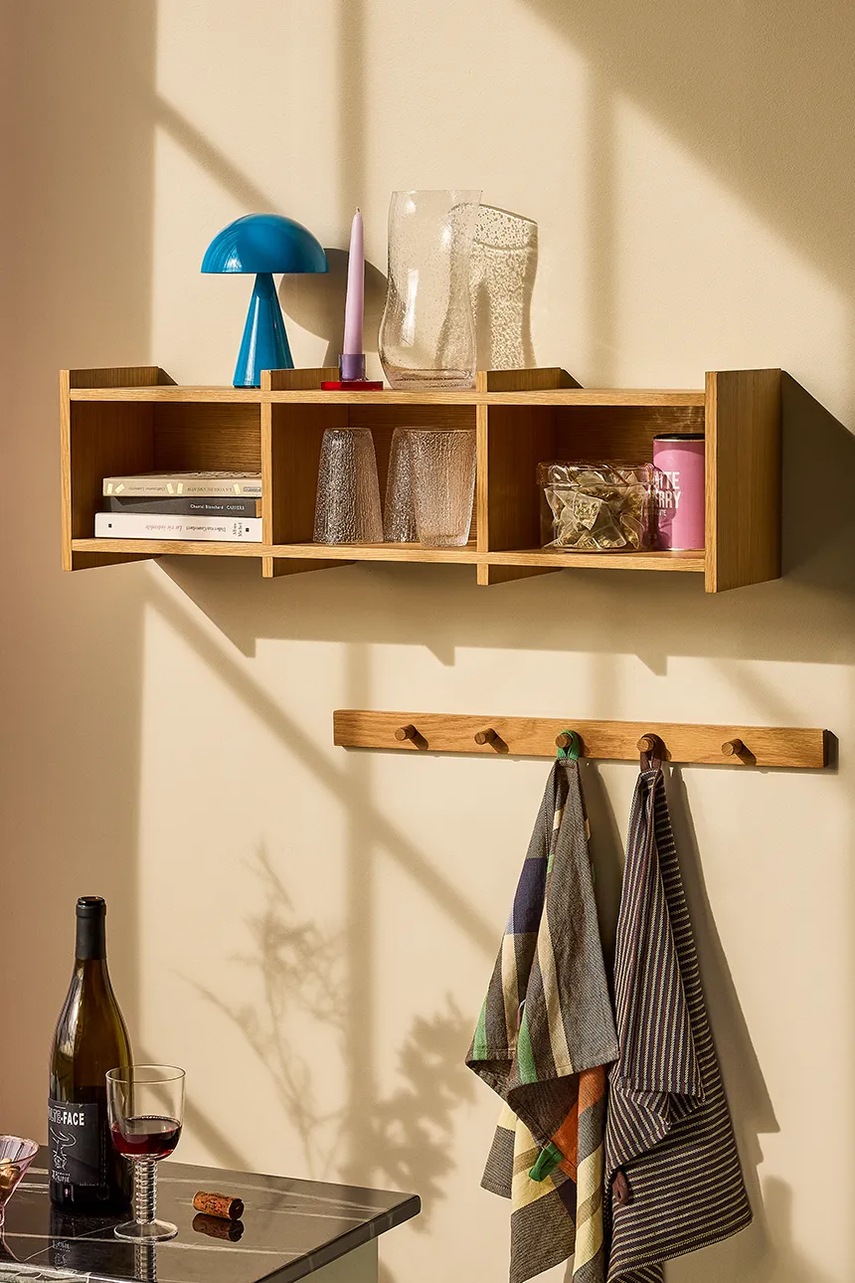 Хлопковое кухонное полотенце Hübsch Tint Tea 50 x 70 cm цвет коричневый