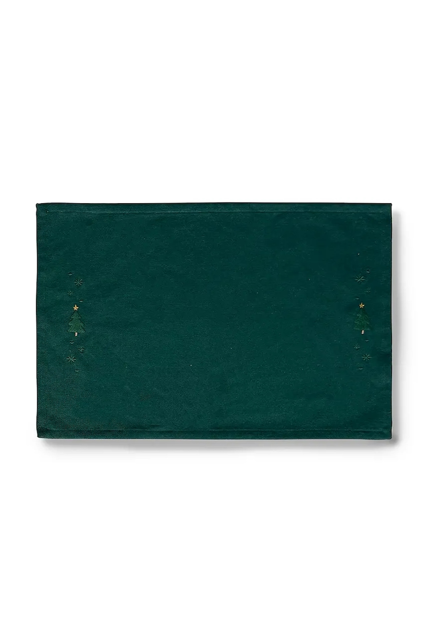 Juna covoraș de Crăciun Christmas Fable Place 43 x 30 cm culoarea verde