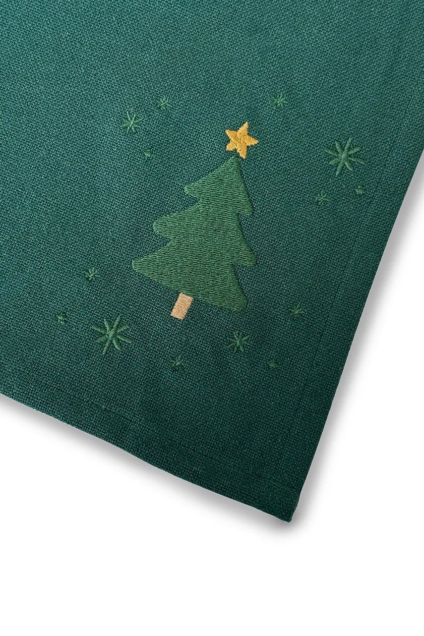 Εορταστική πετσέτα κουζίνας Juna Christmas Fable Tea 50 x 70 cm χρώμα: πράσινο φωτογραφία