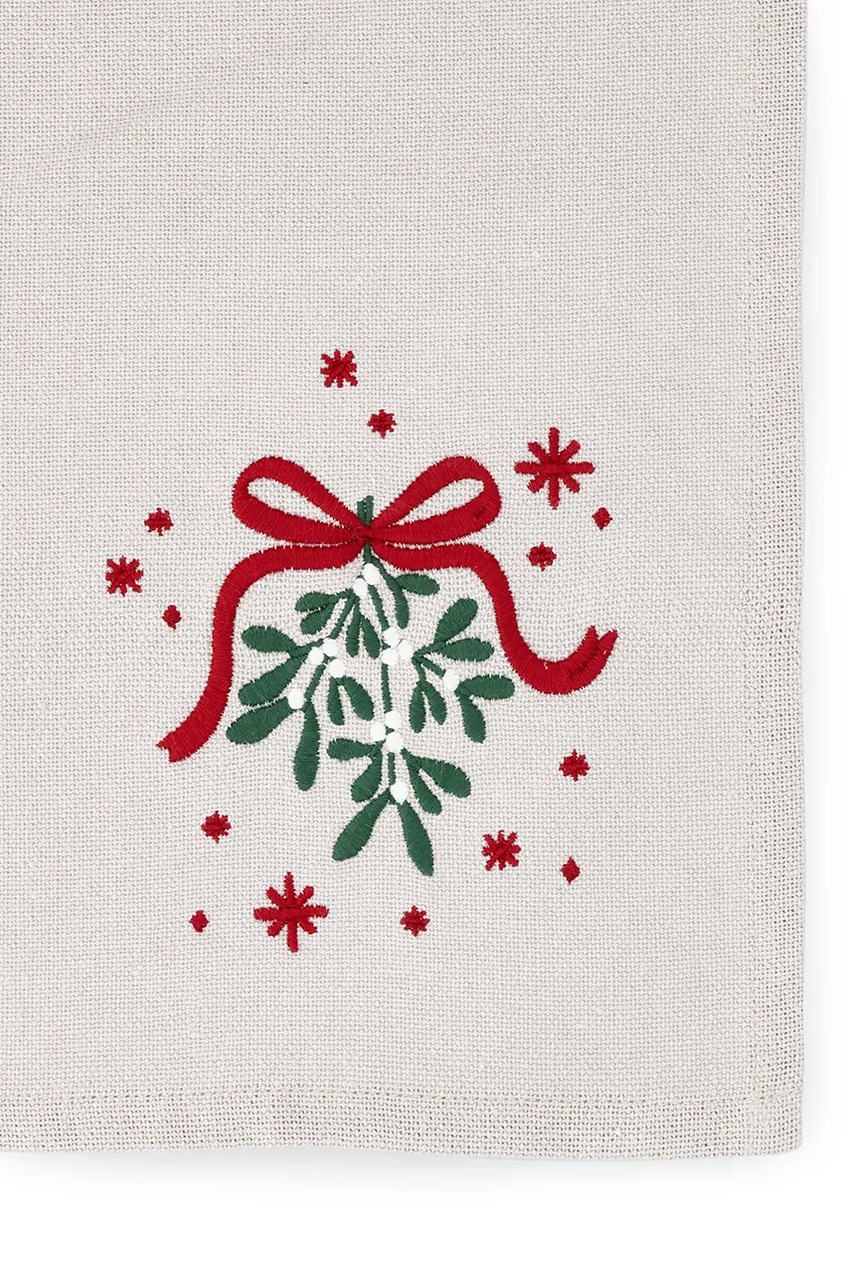 Εορταστική πετσέτα κουζίνας Juna Christmas Fable Tea 50 x 70 cm χρώμα: μπεζ φωτογραφία