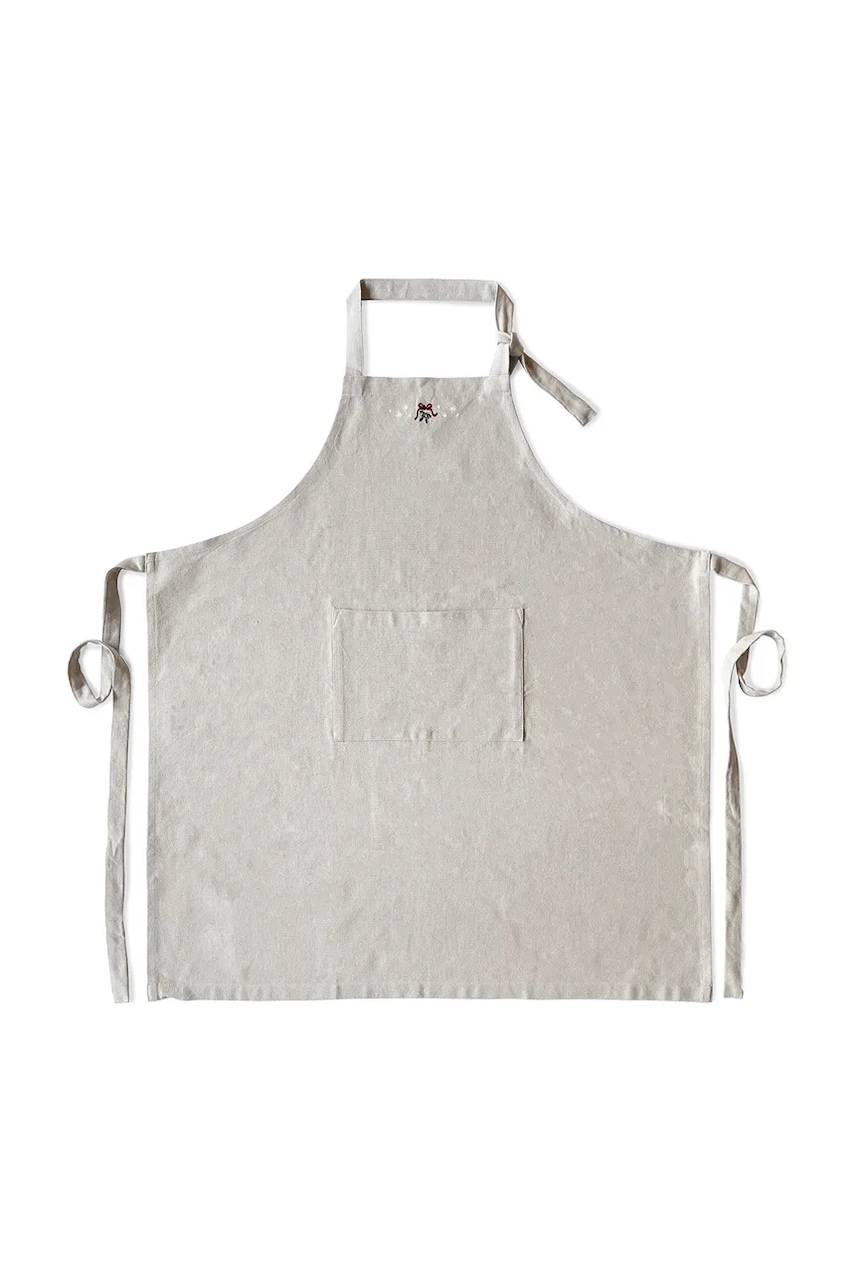 Juna șorț de bucătărie din bumbac culoare bej